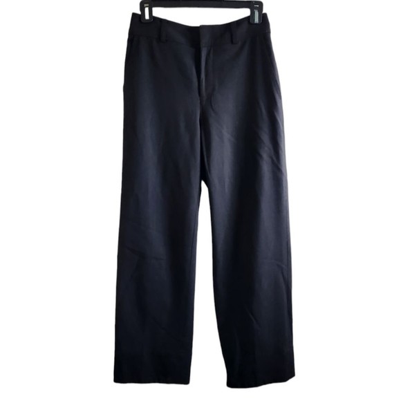 Club Monaco Black Wide Leg Trouser - Picture 1 of 7